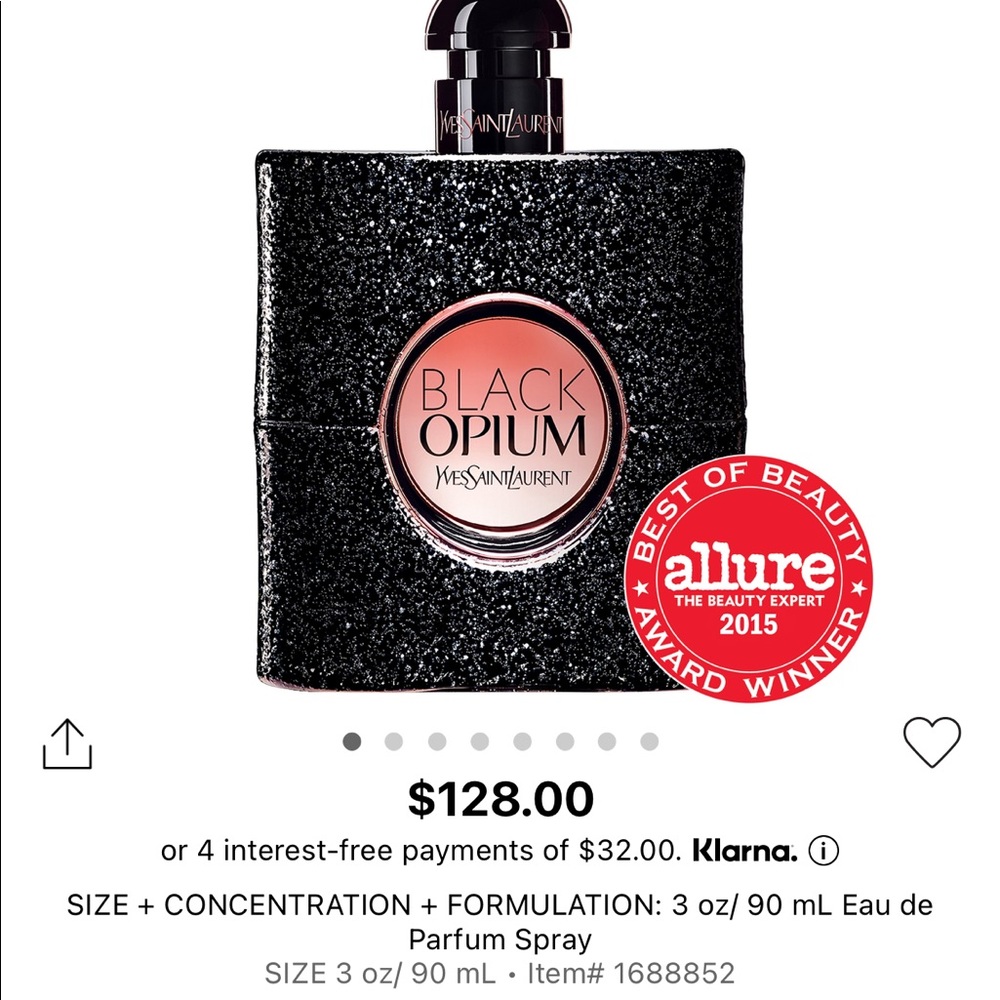 YSL BLACK OPIUM 90ml